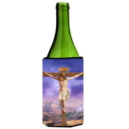 CAROLINES TREASURES Carolines Treasures APH4517LITERK Easter Jesus Crucifixion Wine Bottle Can cooler Hugger APH4517LITERK